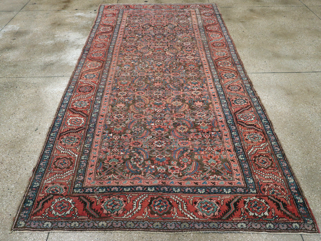 Antique Persian Bakshaish Carpet, No.13629 - Staging