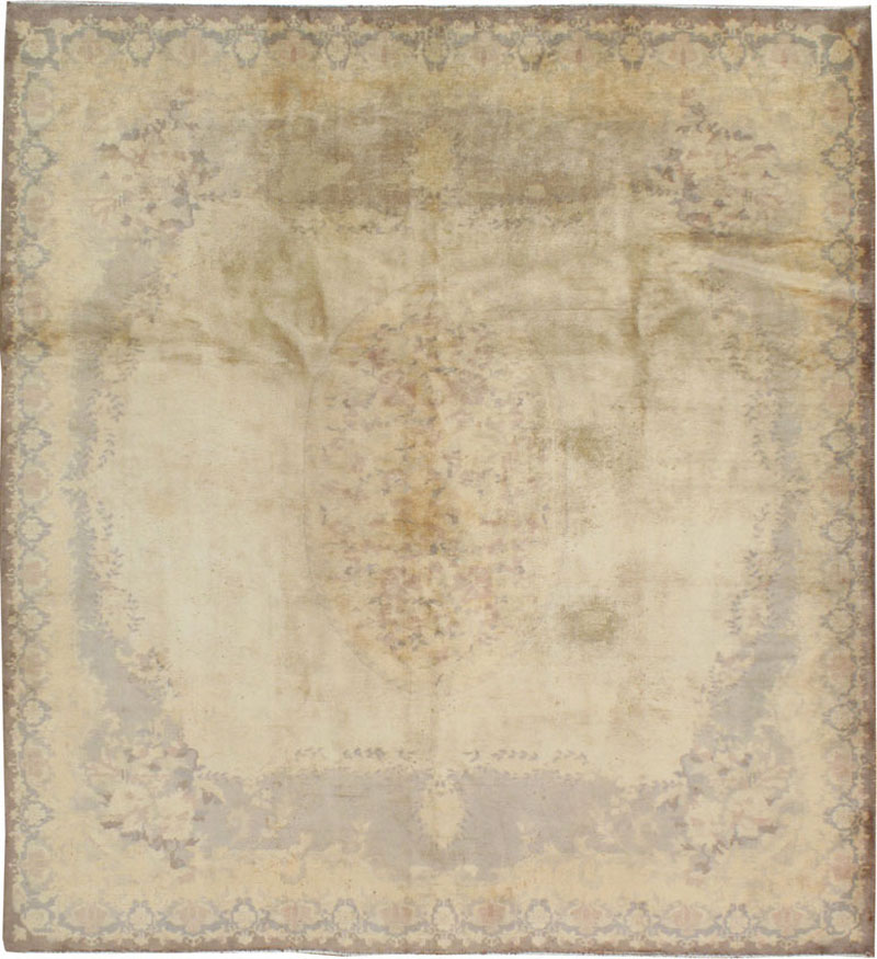 Vintage Indian Lahore Rug, No.13640 - Staging