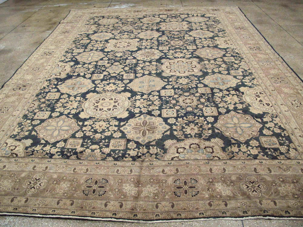 Antique Persian Tabriz Carpet, No.13641 - Staging