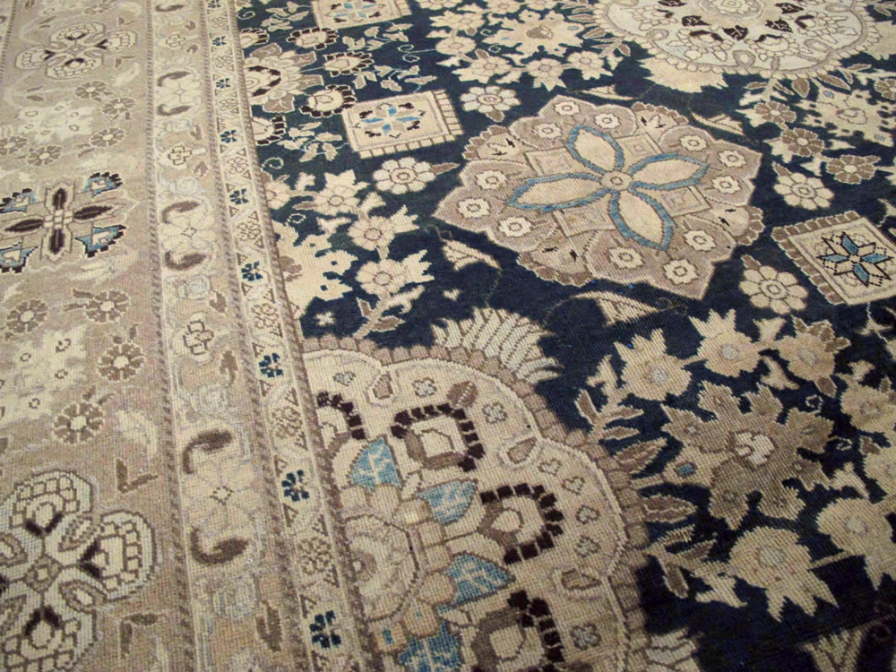 Antique Persian Tabriz Carpet, No.13641 - Staging