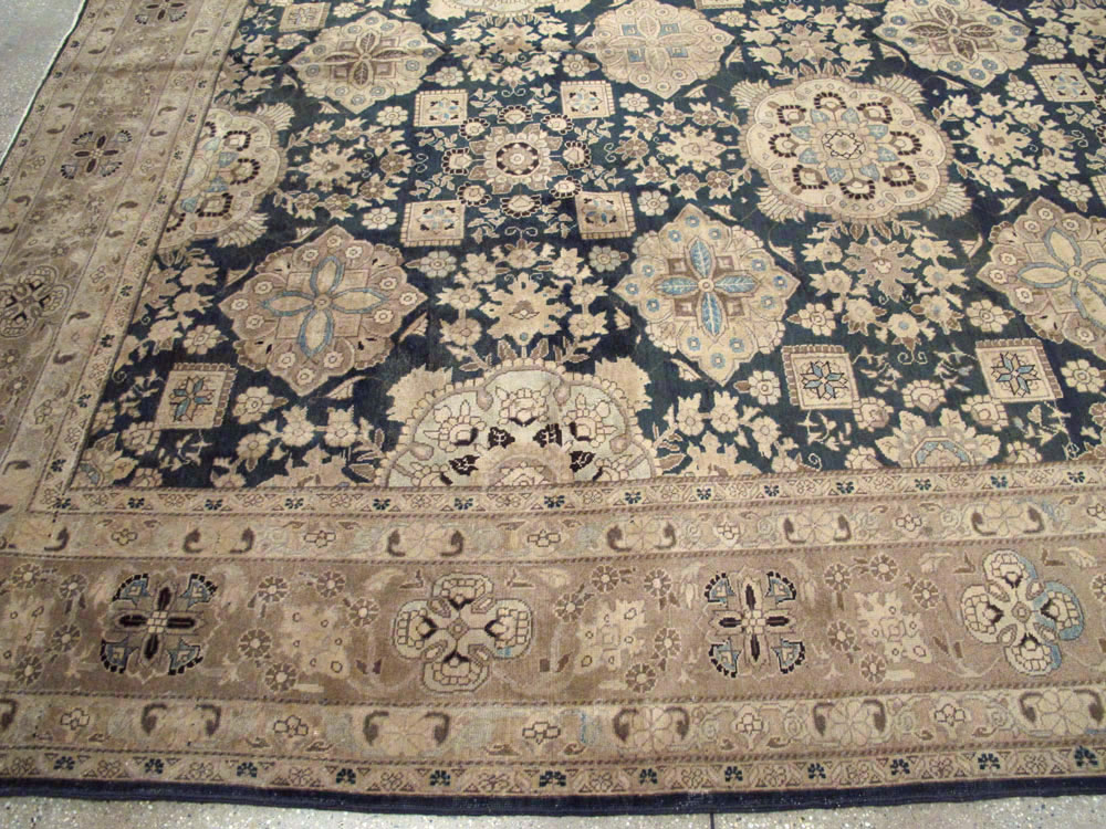 Antique Persian Tabriz Carpet, No.13641 - Staging