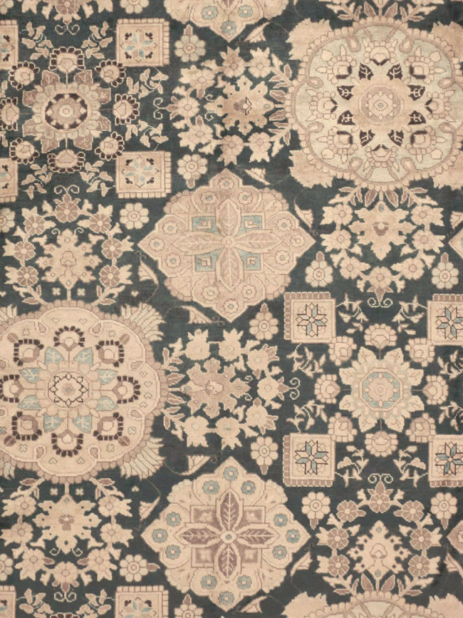 Antique Persian Tabriz Carpet, No.13641 - Staging