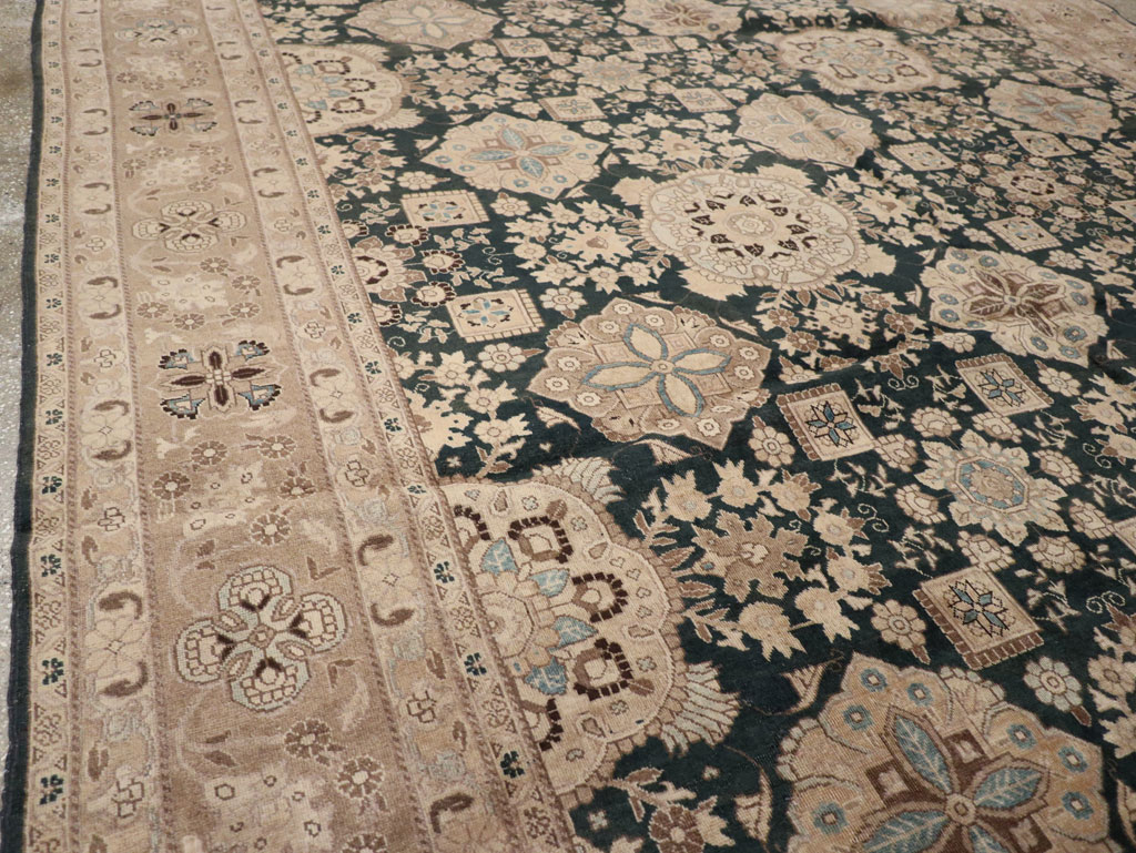 Antique Persian Tabriz Carpet, No.13641 - Staging