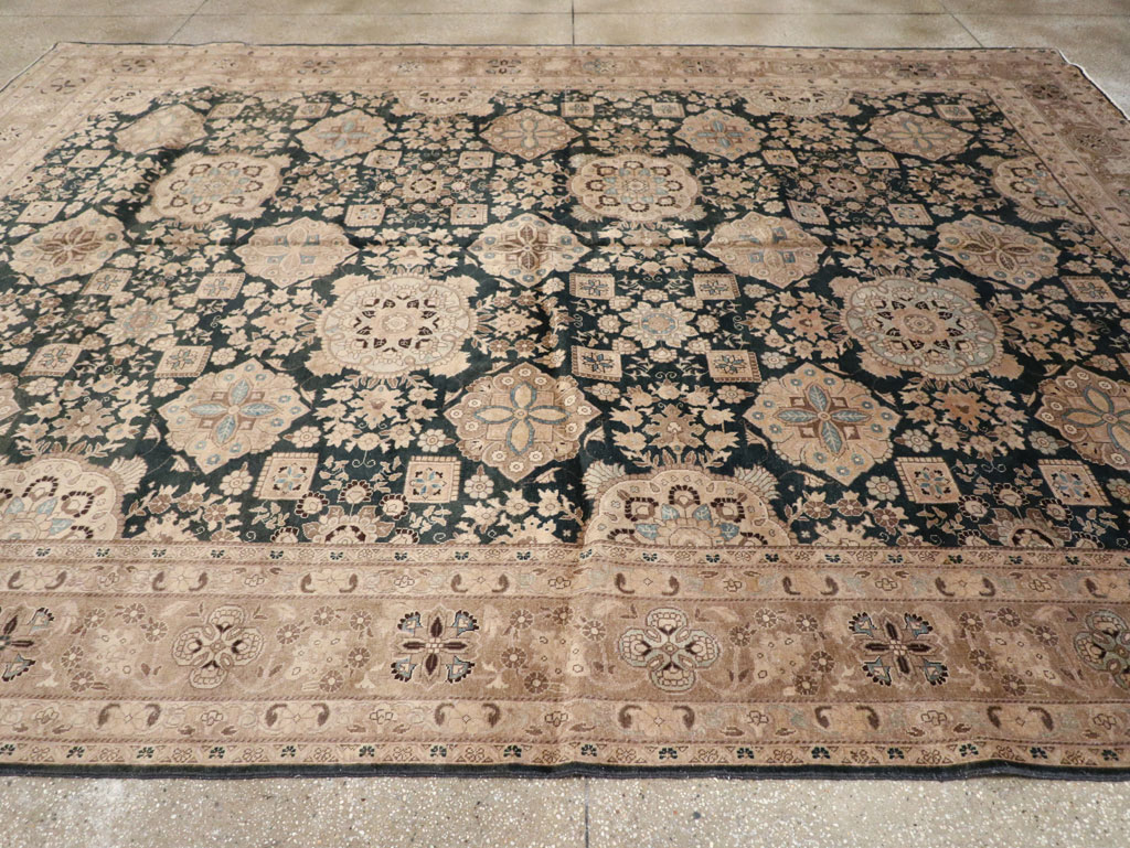 Antique Persian Tabriz Carpet, No.13641 - Staging