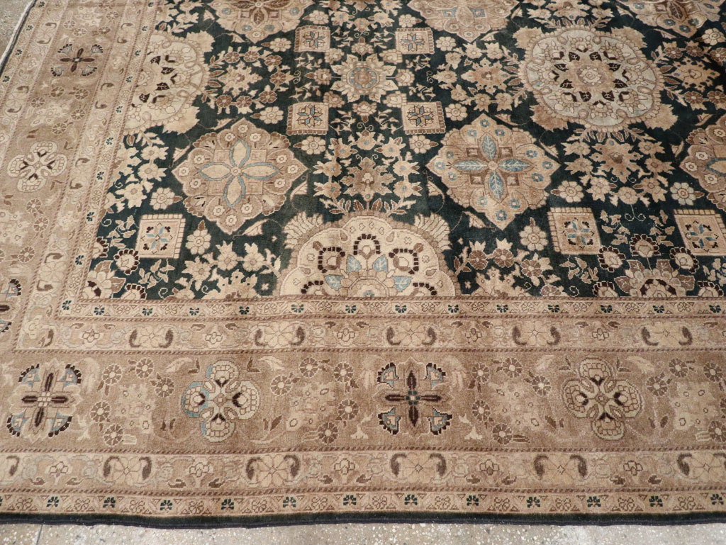 Antique Persian Tabriz Carpet, No.13641 - Staging