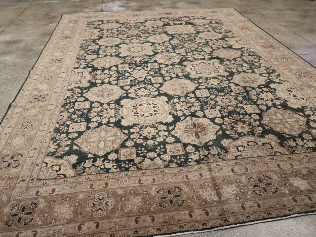 Antique Persian Tabriz Carpet, No.13641 - Staging