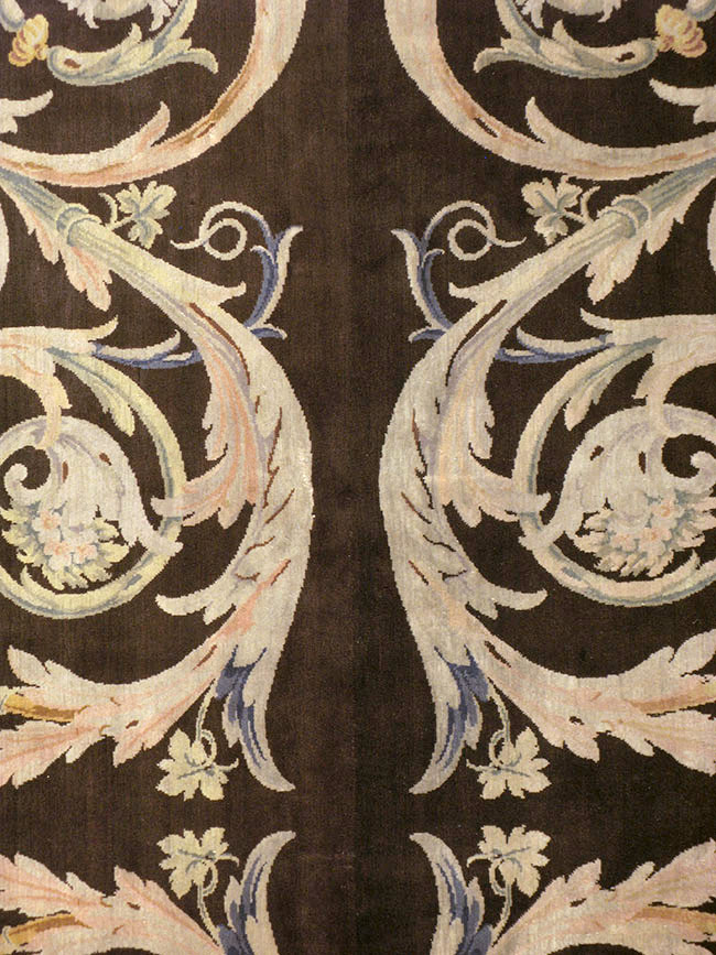 Antique French Savonnerie Carpet, No.13648 - Staging