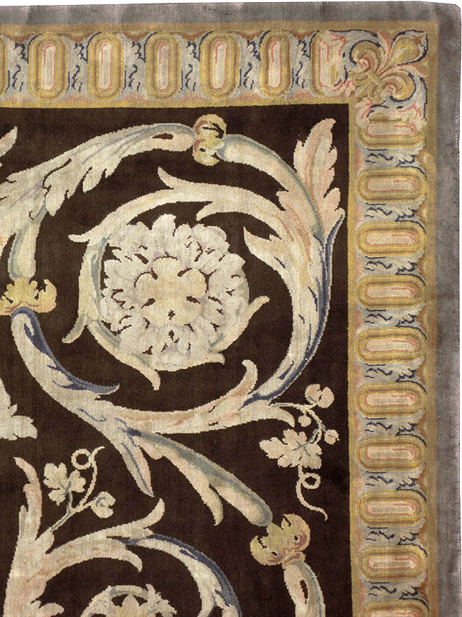 Antique French Savonnerie Carpet, No.13648 - Staging