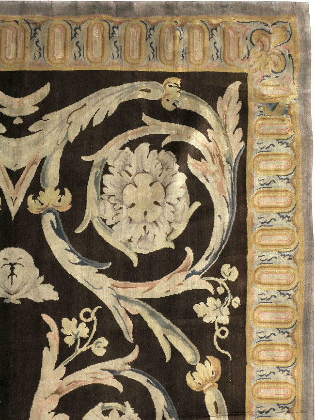 Antique French Savonnerie Carpet, No.13648 - Staging
