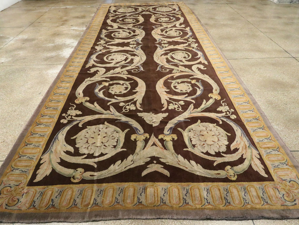 Antique French Savonnerie Carpet, No.13648 - Staging