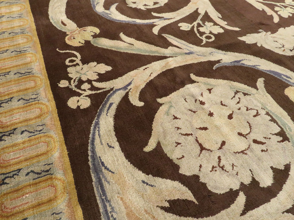 Antique French Savonnerie Carpet, No.13648 - Staging