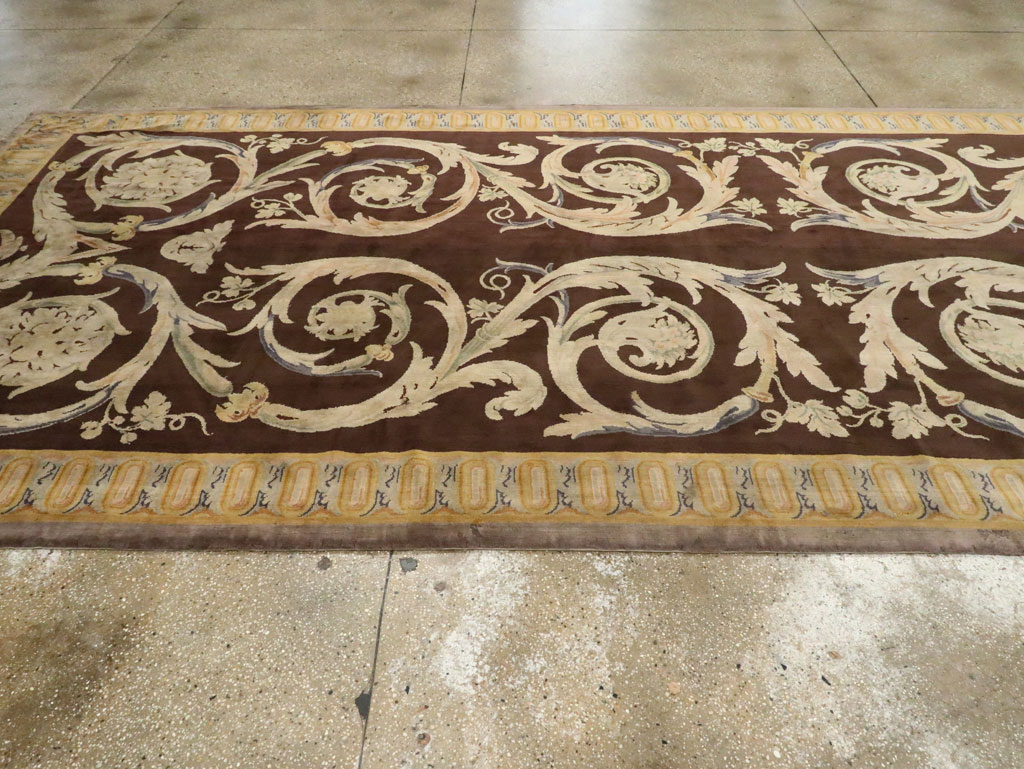 Antique French Savonnerie Carpet, No.13648 - Staging