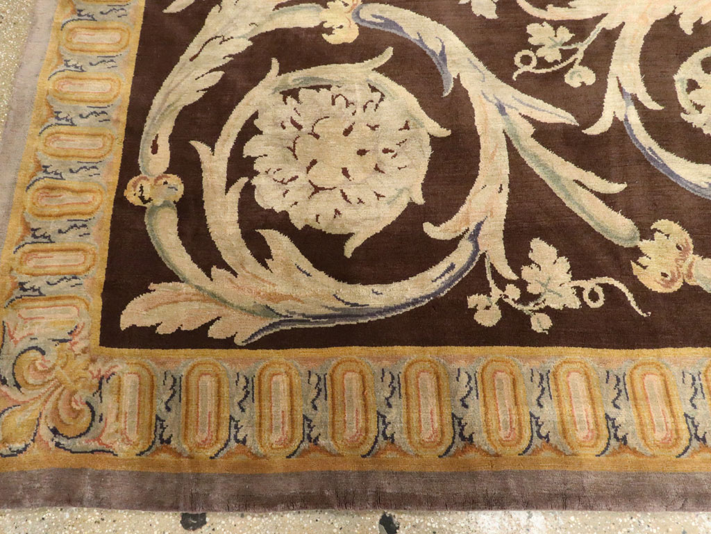 Antique French Savonnerie Carpet, No.13648 - Staging