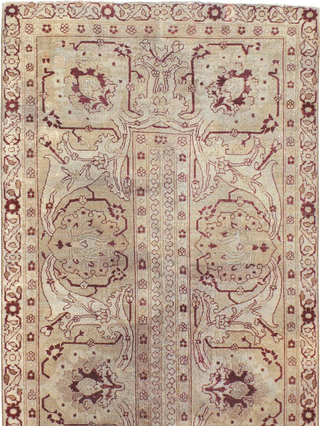 Antique Indian Amritsar Wide Gallery Runner, No.13673 - Staging