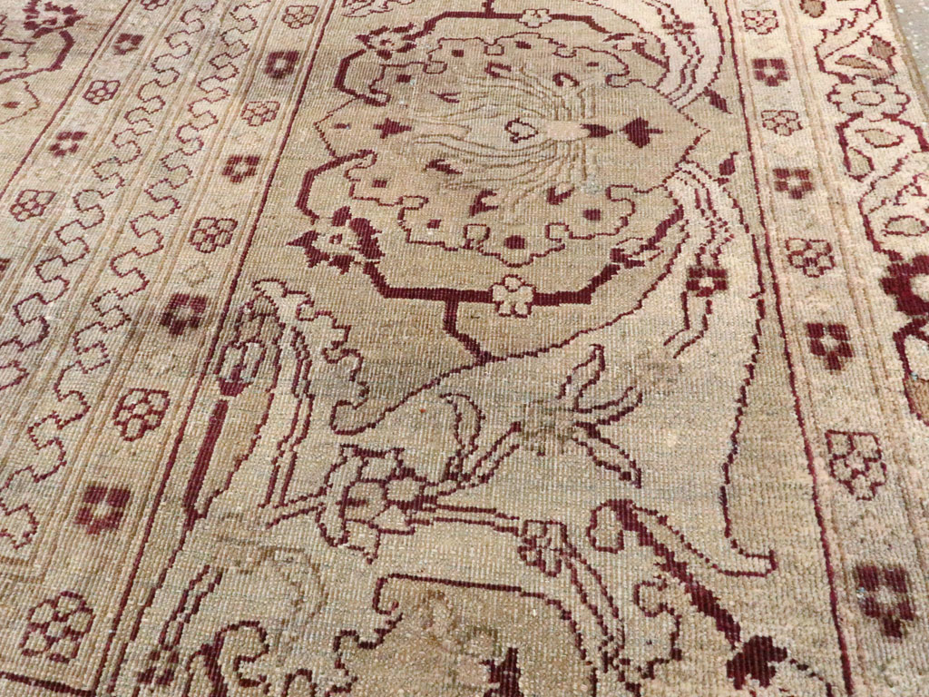 Antique Indian Amritsar Wide Gallery Runner, No.13673 - Staging