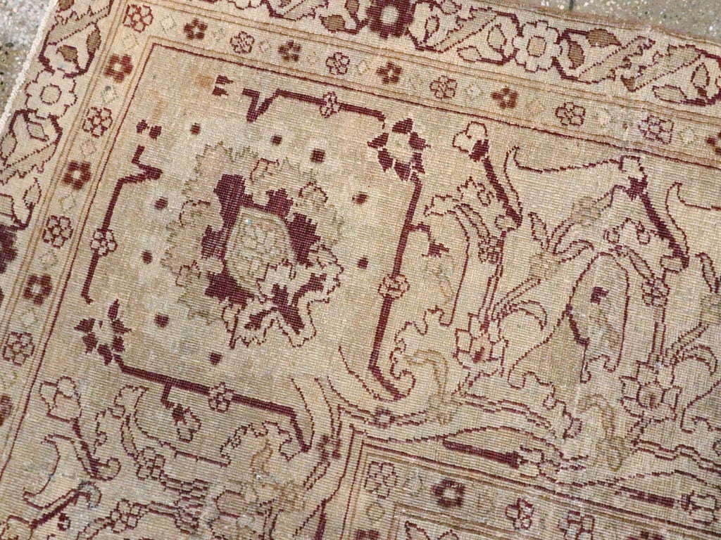 Antique Indian Amritsar Wide Gallery Runner, No.13673 - Staging