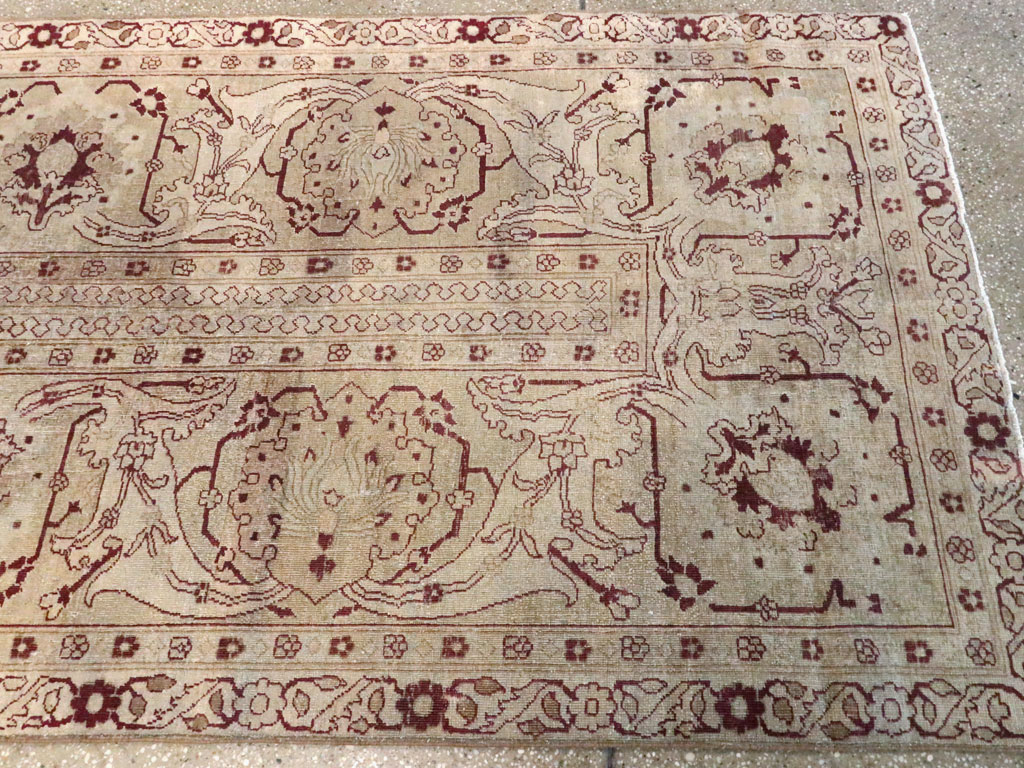 Antique Indian Amritsar Wide Gallery Runner, No.13673 - Staging