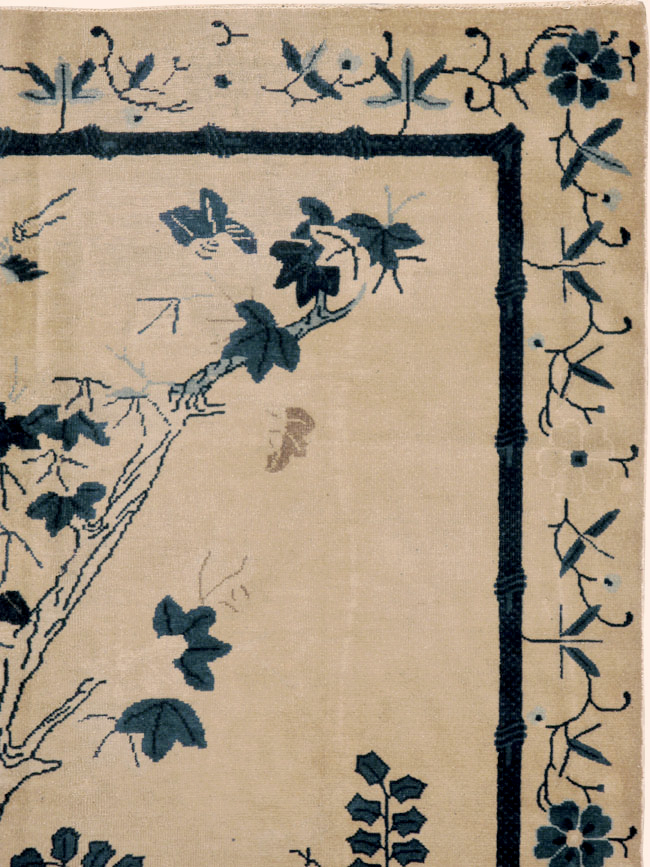 Antique Chinese Peking Wide Gallery Runner, No.13708 - Staging