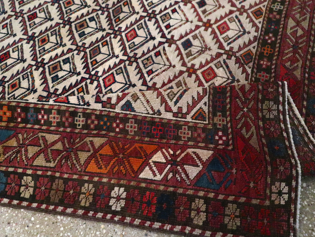 Antique Caucasian Shirvan Rug, No.13718 - Staging