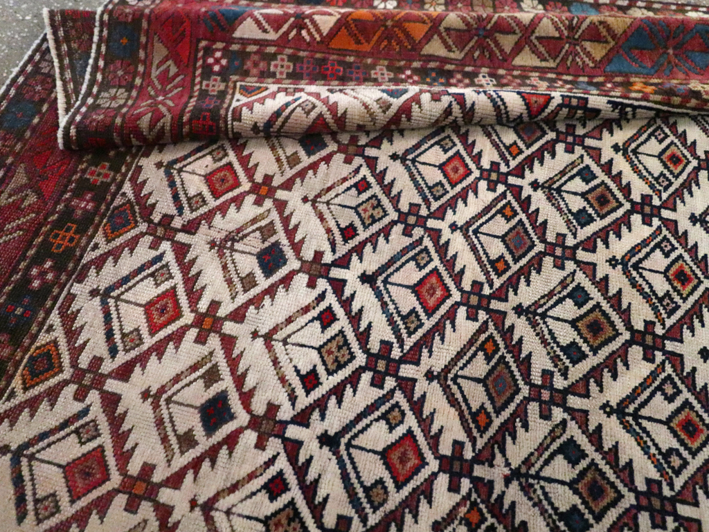 Antique Caucasian Shirvan Rug, No.13718 - Staging