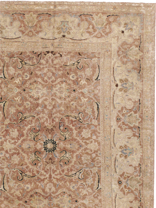 Antique Persian Tabriz Carpet, No.13724 - Staging
