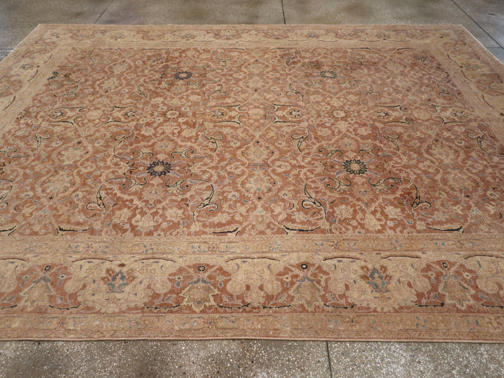 Antique Persian Tabriz Carpet, No.13724 - Staging