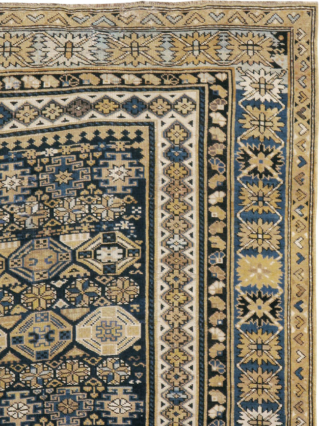 Antique Caucasian Kuba Rug, No.13743 - Staging