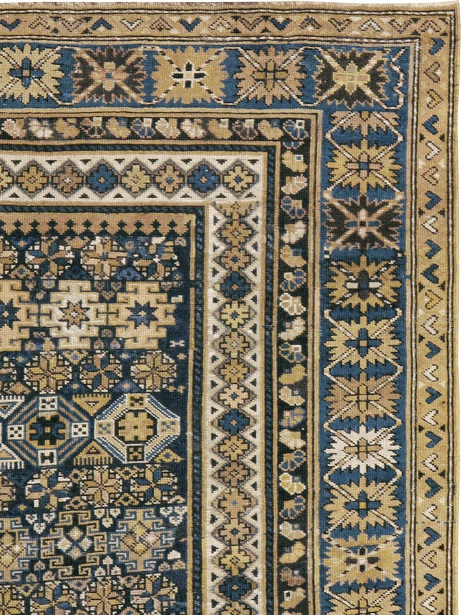 Antique Caucasian Kuba Rug, No.13743 - Staging