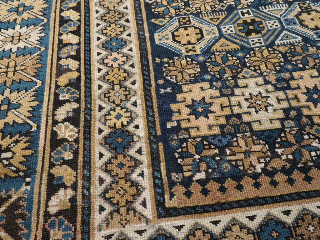 Antique Caucasian Kuba Rug, No.13743 - Staging