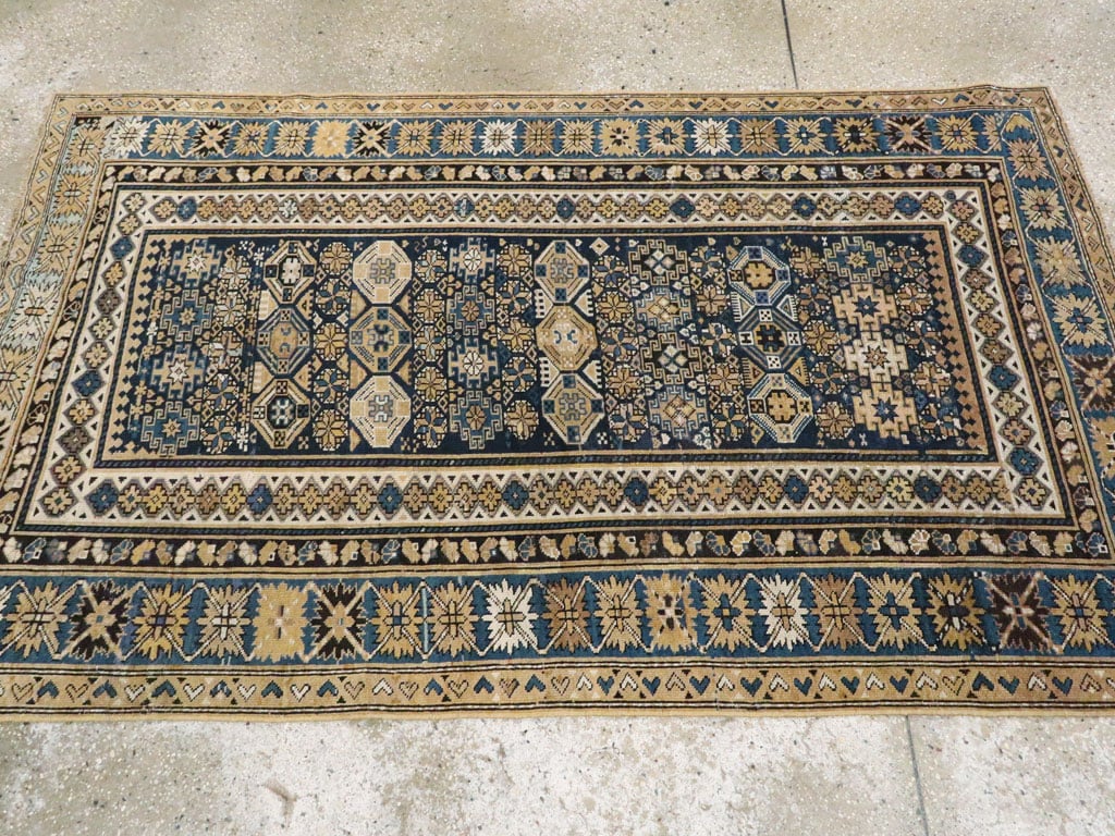 Antique Caucasian Kuba Rug, No.13743 - Staging
