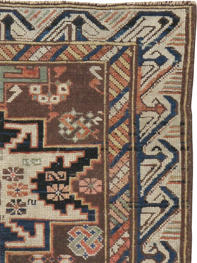 Antique  Caucasian Zeychur Kuba Rug, No.13762 - Staging