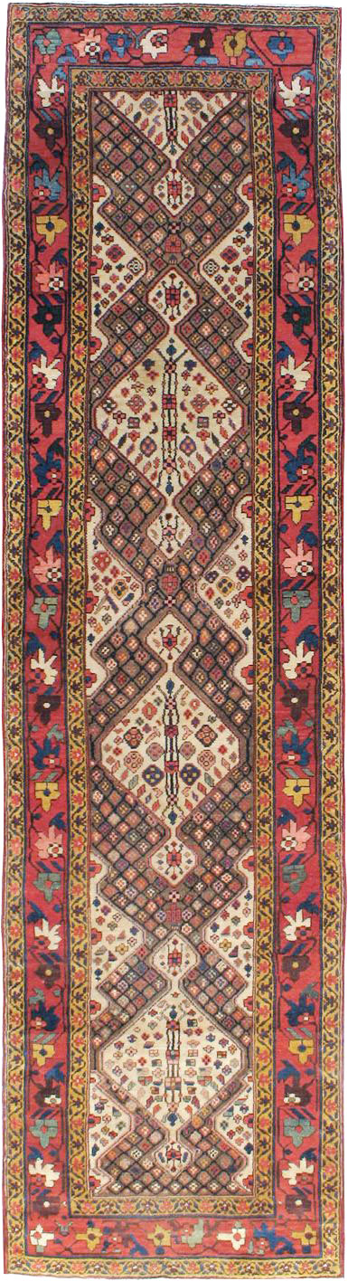 Antique Northwest Persian Runner, No.13770 - Staging