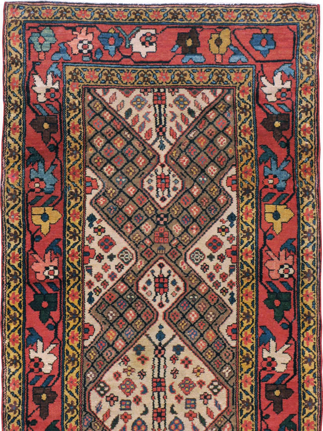 Antique Northwest Persian Runner, No.13770 - Staging