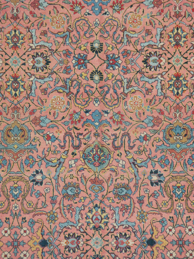 Antique Persian Tabriz Carpet, No.13788 - Staging