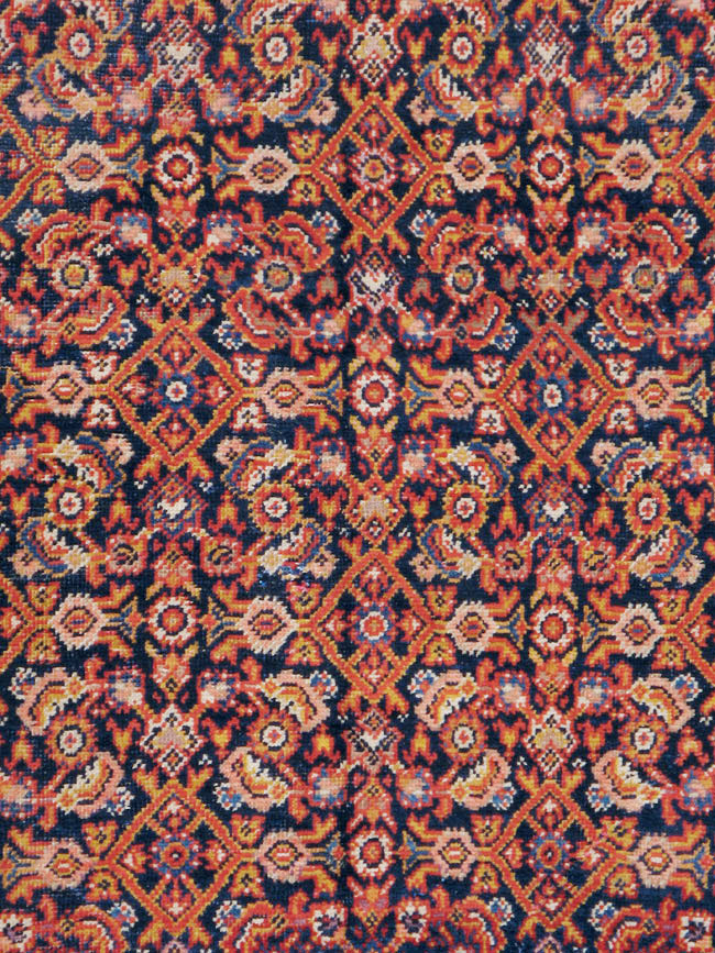 Antique Persian Malayer Carpet, No.13805 - Staging