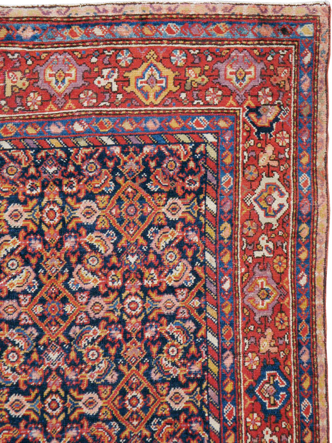 Antique Persian Malayer Carpet, No.13805 - Staging