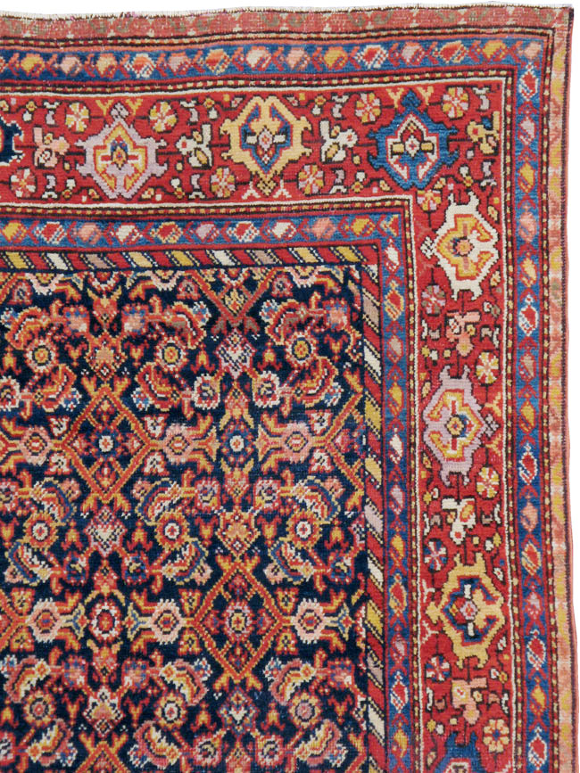 Antique Persian Malayer Carpet, No.13805 - Staging