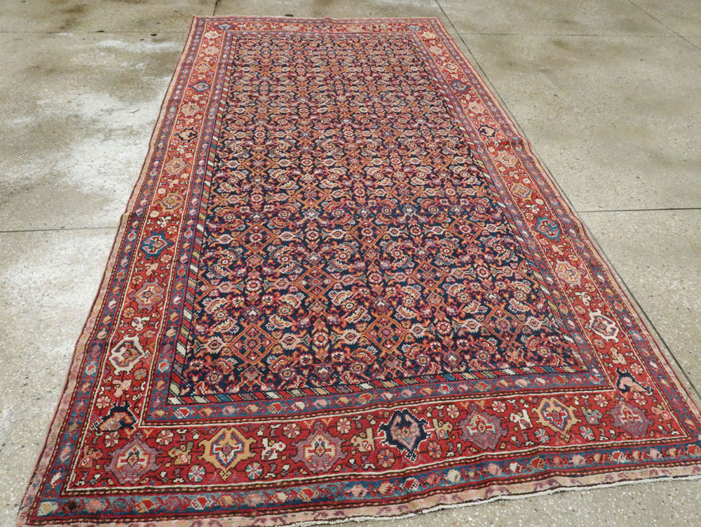 Antique Persian Malayer Carpet, No.13805 - Staging