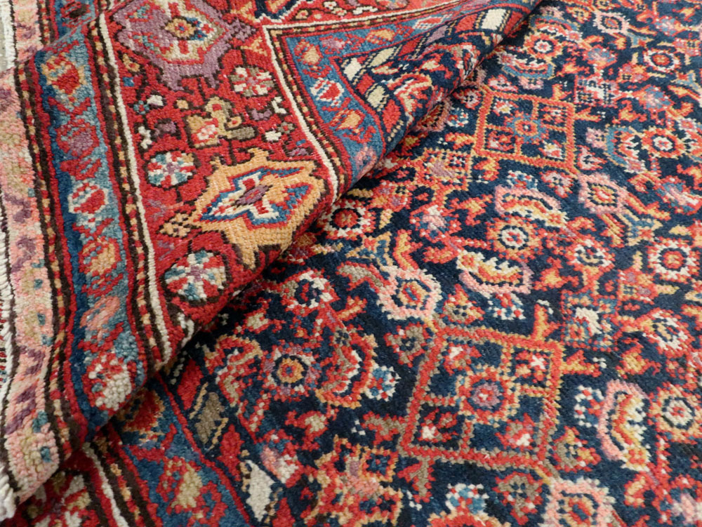 Antique Persian Malayer Carpet, No.13805 - Staging