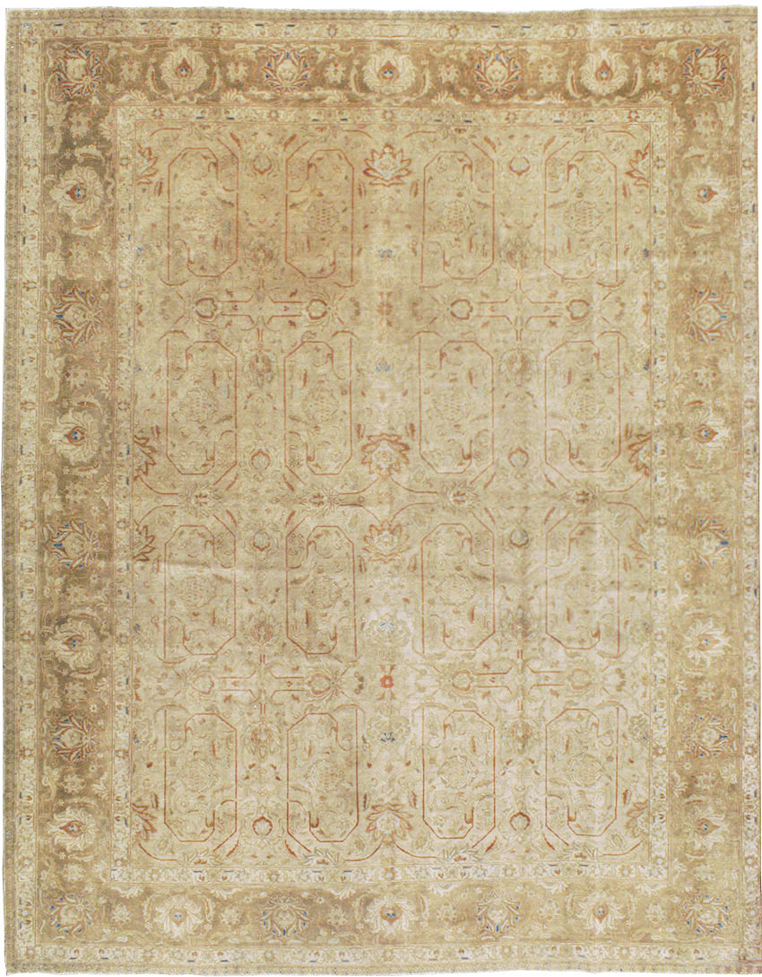 Vintage Persian Tabriz Carpet, No.13806 - Staging