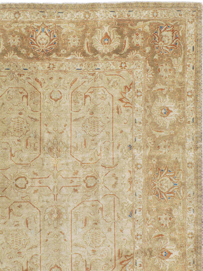 Vintage Persian Tabriz Carpet, No.13806 - Staging