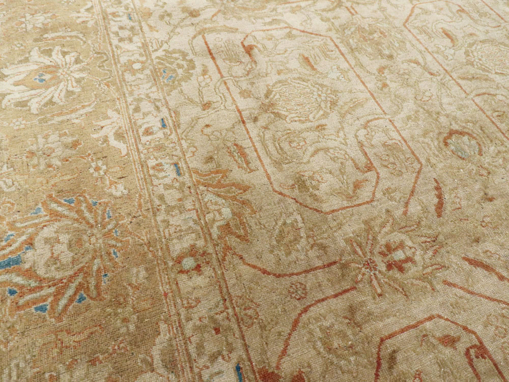 Vintage Persian Tabriz Carpet, No.13806 - Staging