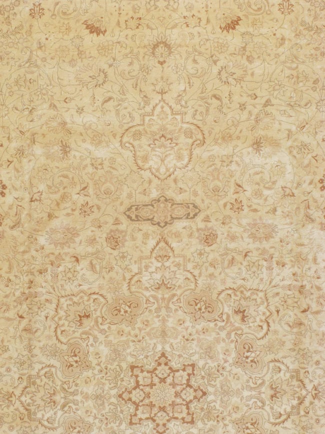 Antique Persian Tabriz Carpet, No.13817 - Staging