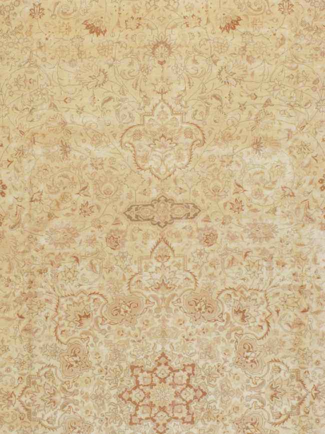 Antique Persian Tabriz Carpet, No.13817 - Staging
