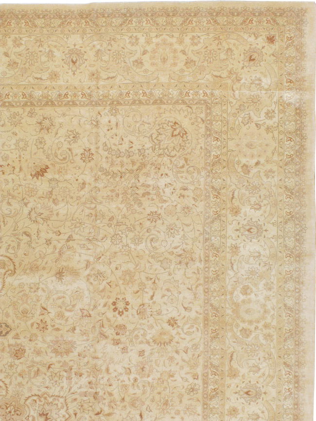 Antique Persian Tabriz Carpet, No.13817 - Staging