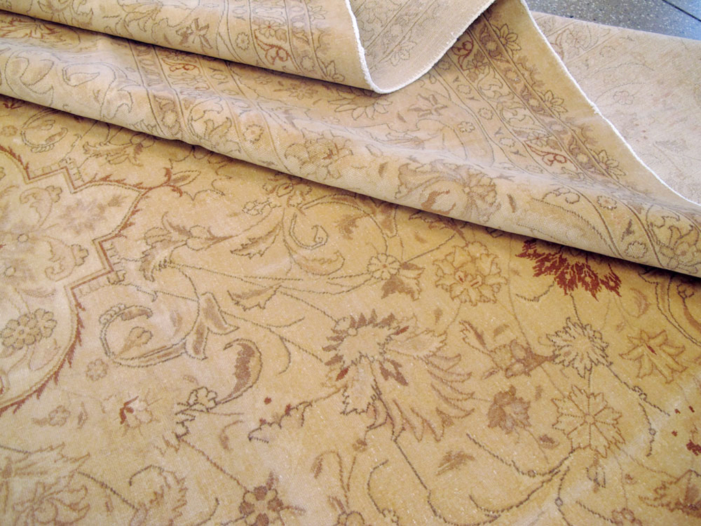 Antique Persian Tabriz Carpet, No.13817 - Staging