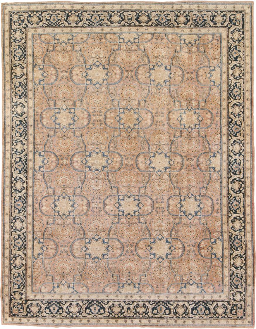 Antique Persian Mashad Carpet, No.13879 - Staging