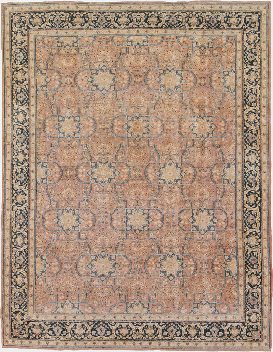Antique Persian Mashad Carpet, No.13879 - Staging
