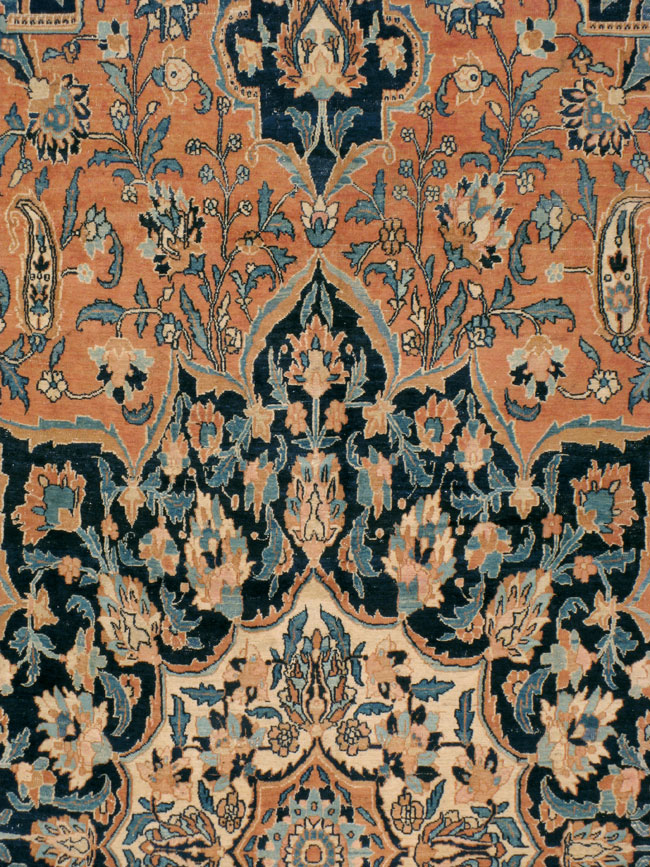 Antique Persian Khorassan Carpet, No.13922 - Staging