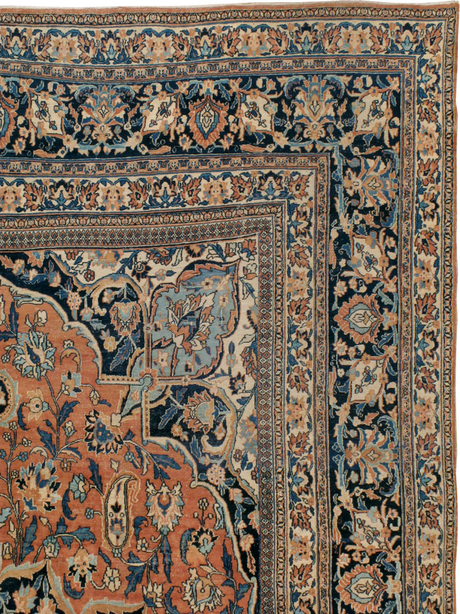Antique Persian Khorassan Carpet, No.13922 - Staging